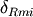 \delta_{Rmi}