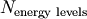 N_{\text{energy levels}}