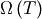 \Omega \left( T \right)