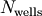 N_{\text{wells}}